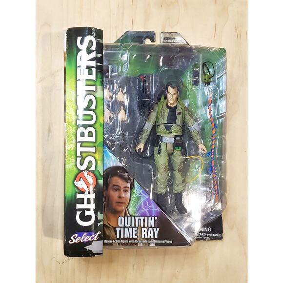 🎬👻 Ghostbusters Select Quittin' Time Ray (sealed with diorama parts) 👻🎬 - Picture 4 of 4